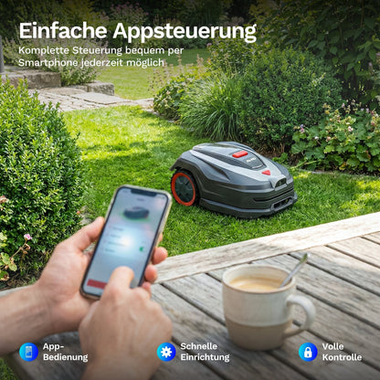 AL-KO Robolinho 1000 Vision – Mähroboter ohne Begrenzungskabel