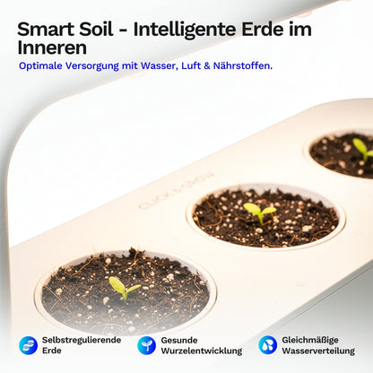 Click & grow Smart Garden 9 Pro - Indoor Kräutergarten (Farbe: weiss)