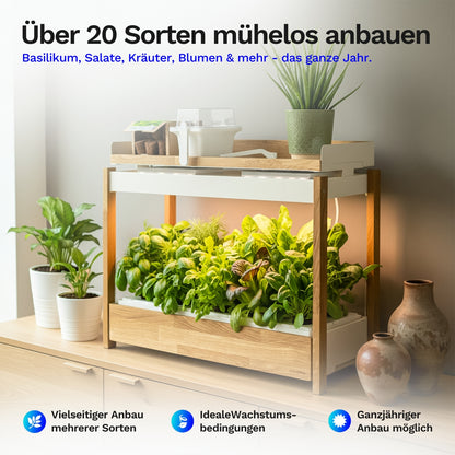 Click & grow 25 - Indoor Kräutergarten (Farbe: weiss)