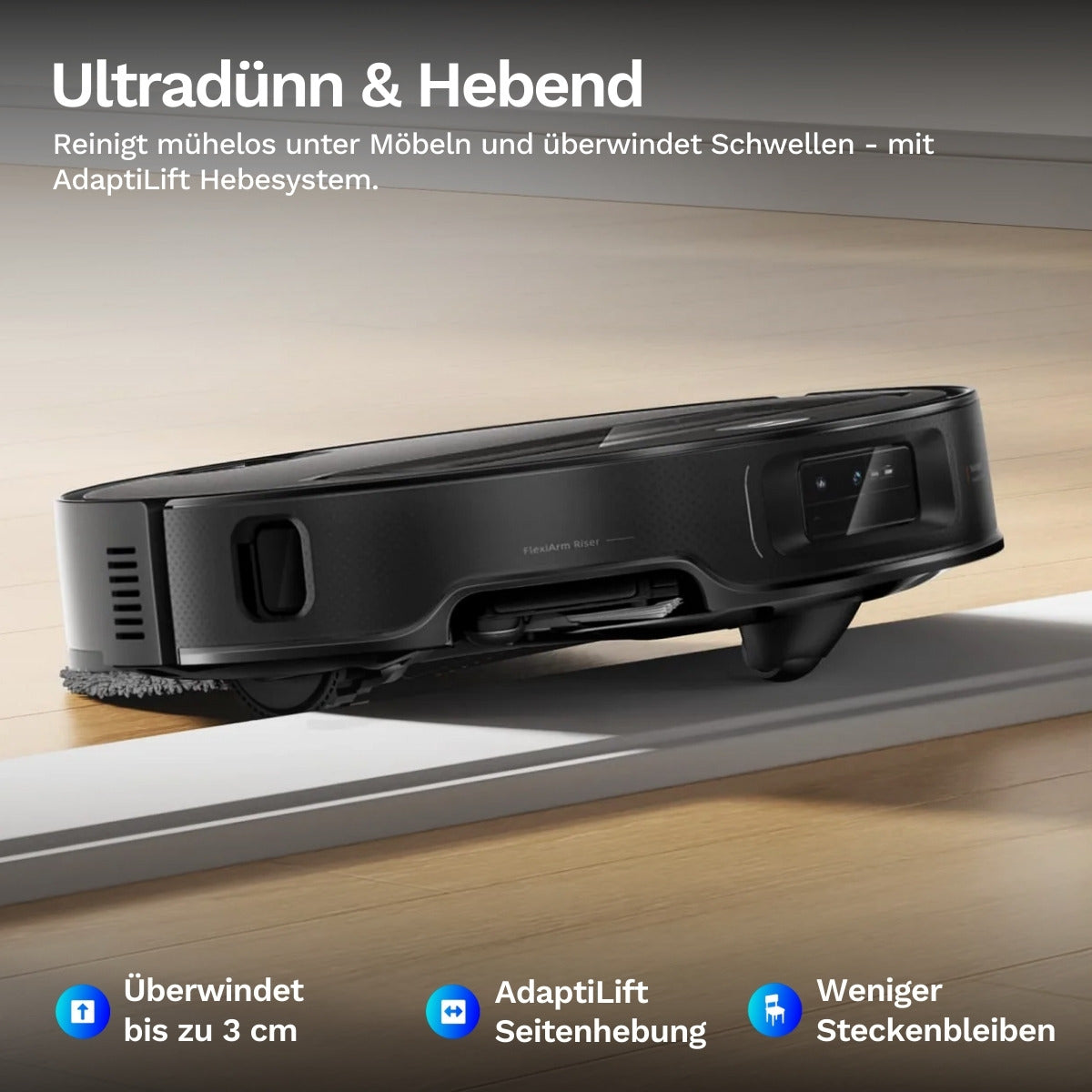 Roborock Saros Z70 - Saug und Wischroboter - 22.000 Pa HyperForce® Saugkraft