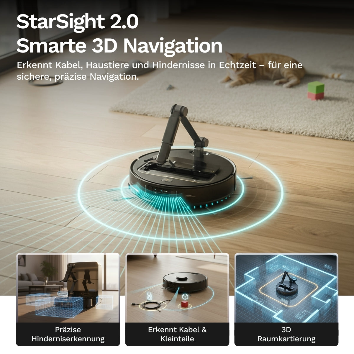 Roborock Saros Z70 - Saug und Wischroboter