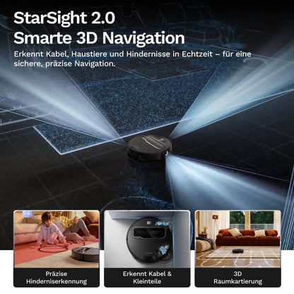 Roborock Saros Z70 - Saug und Wischroboter - 22.000 Pa HyperForce® Saugkraft