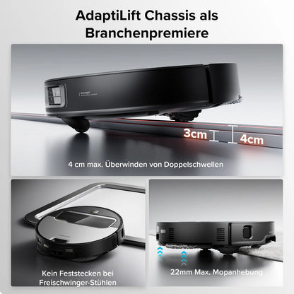 Roborock Saros Z70 - Saug und Wischroboter (Farbe: silber)