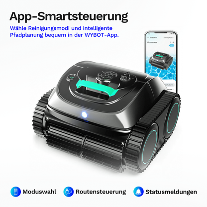 Wybotics Wybot C1 - Akku Poolroboter mit intelligenter Navigation