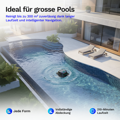 Wybotics Wybot S2 Pro - Akku Poolroboter mit Selbstladung