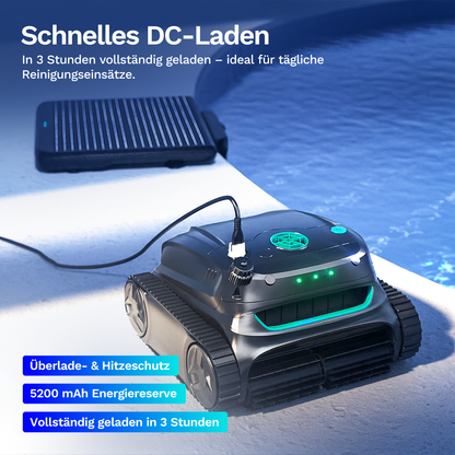 Wybotics Wybot S2 Solar - Akku Poolroboter mit automatischer Schmutzerkennung